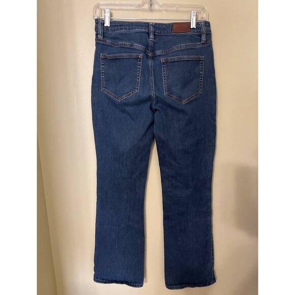 Lands End Womens Mid Rise Bootcut Jeans Size 6 Blue Denim Cowgirl Western Rodeo - Picture 13 of 15